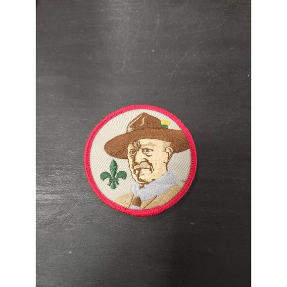 Vintage Baden-Powell Embroidered Scout Patch Lord of Scouting Collectible Badge - Picture 1 of 3